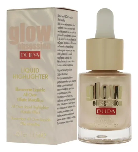 Iluminador Facial Líquido Pupa Milano Glow Obsession 13,5 Ml