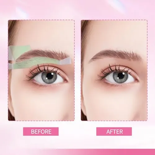 Tiras De Cera Para Cejas Beauty7 Fit Plus Volum, Sombrero Fa