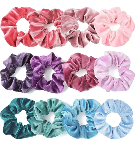 M42 12 Piezas Lazos De Terciopelo Para El Pelo,lazos Para Mu