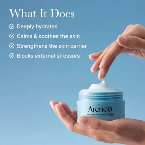 Arencia Crema Hidratante Facial Sin Parabenos Ni Fragancia 80ml Hipoalergénica