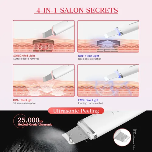 Maxgrooultrasonic Skin Blackhead De Peeling Remover Tcv