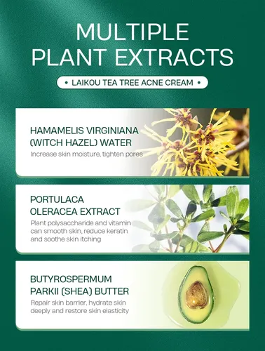 Crema Antiacné De Árbol De Té 20g