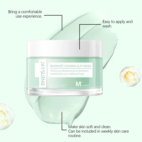 Mascarilla Facial De Arcilla Calmante Papa Feel Mugwort Todo Tipo De Piel