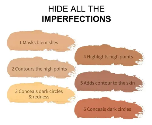 Paleta De Correctores Y Contorno Corlo Deep