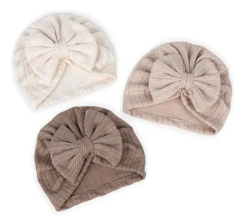0 Para Turbante Moño Gorritos For Bebés Recién Nacidos 6