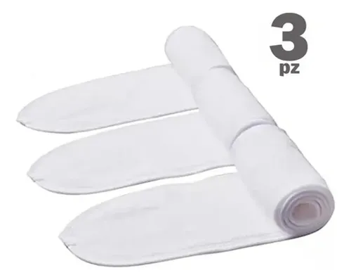 As Kit 3 Vinchas For Maquillaje Y Limpieza Blanco Xz