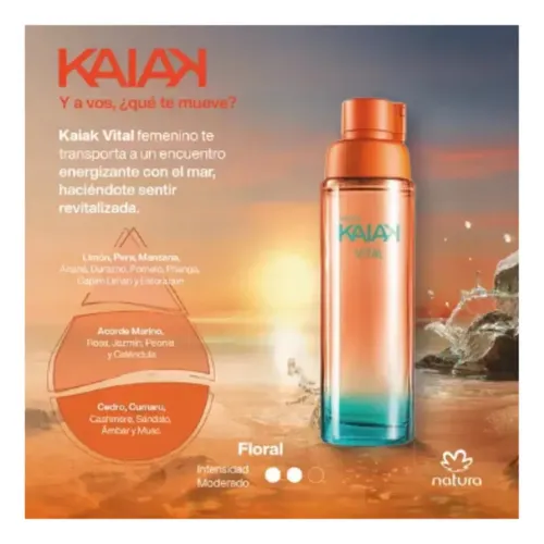 Kaiak Vital Femenino Kit Versión 100ml Más 25ml