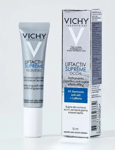 Crema Supreme Ojos Vichy Liftactiv para todo tipo de piel de 15mL