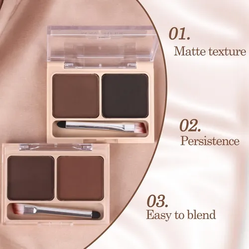 Kit De Maquillaje En Polvo Para Cejas Con Fórmula