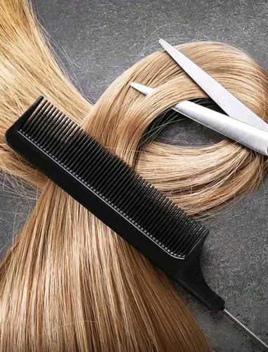 Peine Para Extensiones De Cabello Peinados Divisiones Color Negro (E3)