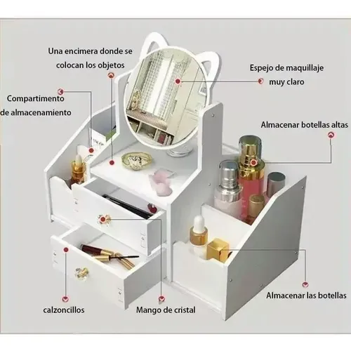 Caja De Almacenamiento De Cosméticos Multifuncional [u]