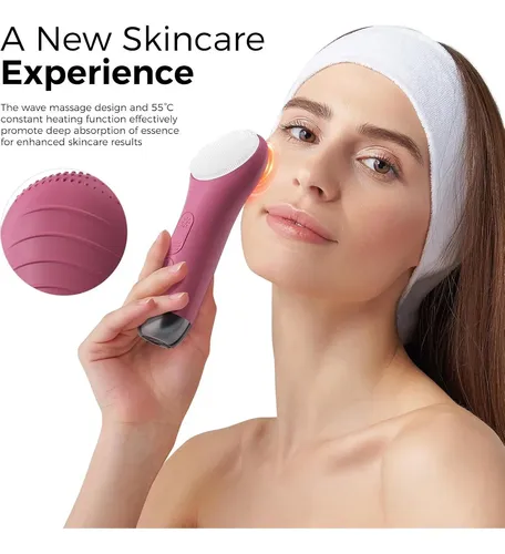 Cepillo Facial Eléctrico De Silicona Ccigedy Berry