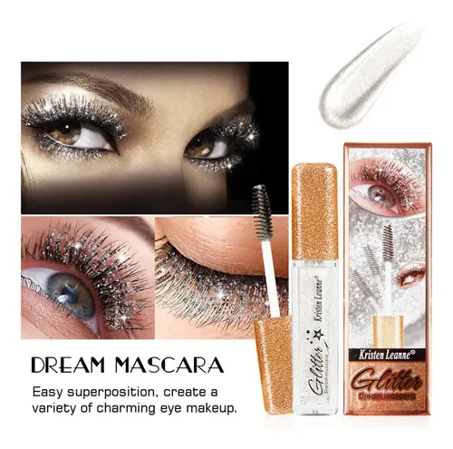 Máscara Con Purpurina De Diamante, Duradera, Impermeable, Ri Gold