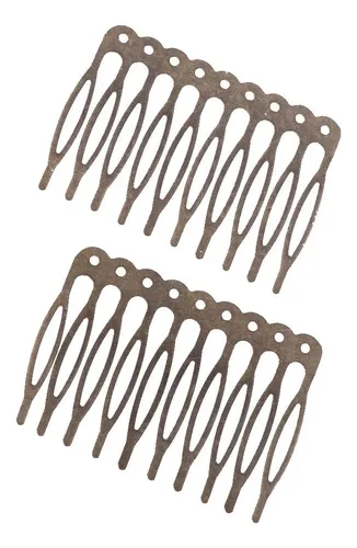 . 2x 10 Unids 5/10 Metal Alloy Hair Clip Craft Accessories