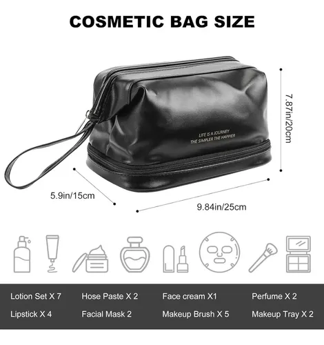 Neceser De Maquillaje Femenino Con Varios Compartimentos