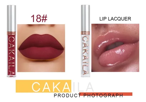 Set 10 Labiales Líquidos Mate Cakaila Larga Duración