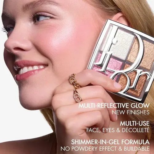 Iluminador Dior Backstage Glow Maximizer Palette Tono Rose Gold Glow