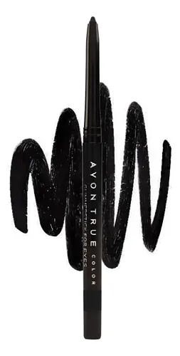 Lapiz Delineador Retractil Ojos Avon Glimmerstick Negro