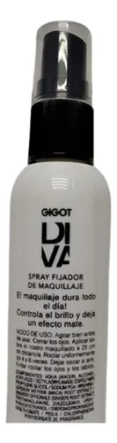 Gigot Diva Fijador De Maquillaje 60 Ml. Larga Duracion