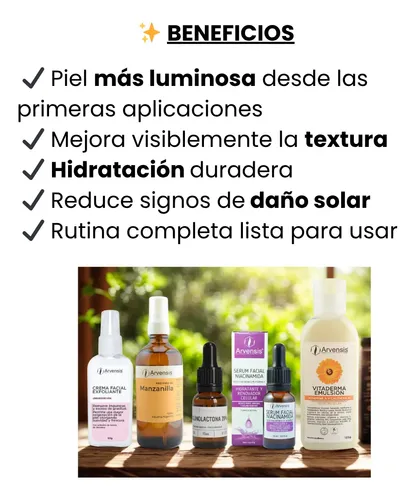 Rutina Facial Otoño, Reparación Y Nutrición, Skincare Arvens