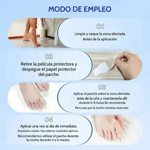 Parches Para Uñas Jf Fungal, 63 Unidades