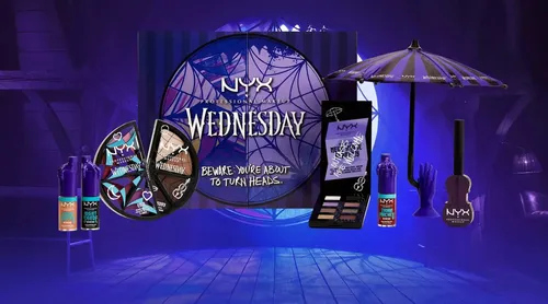 Nyx Paleta Sombras Wednesday The Nevermore Academy Merlina!