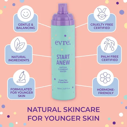Evre Start Anew Agua Micelar Para Teens Con Matcha