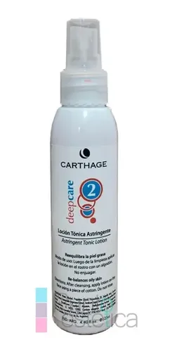 Carthage Locion Tonica Astringente Piel Grasa Poros Limpieza