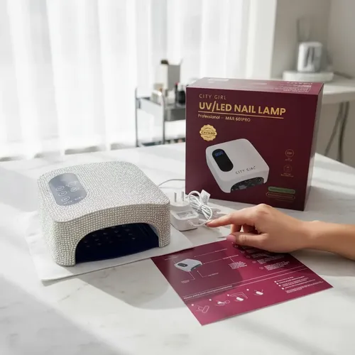 Cabina Uv Led City Girl 601pro 72w Profesional Strass Sensor