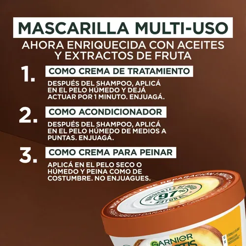 Mascarilla Fructis Hair Food Coco 350ml
