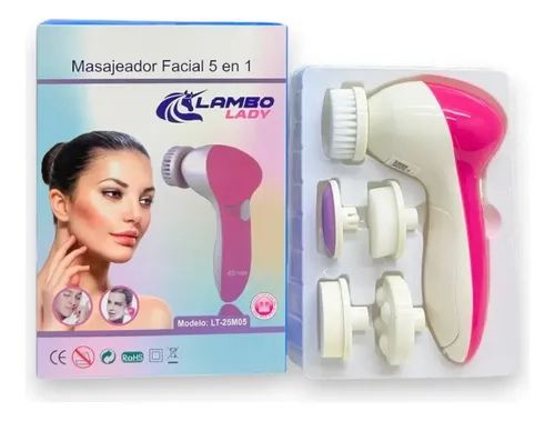 Masajeador Facial Lady 5 En 1 Cuidado Integral Exfoliante