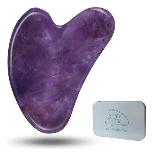 Gua Sha Facial Piedra Masajeador Piel Firme Con Estuche