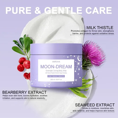 Overnight Toning Whip – Get Body Firming Cream For Women – 6.8 Fl Oz (pack Of 1)