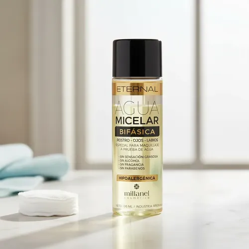Agua Micelar Hipoalergenica Bifasica Eternal Millanel 100ml