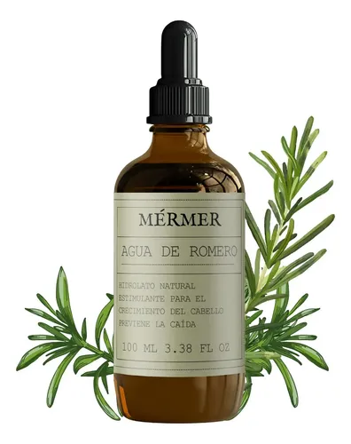 Agua Natural De Romero Para Crecimiento Del Cabello 100 Ml