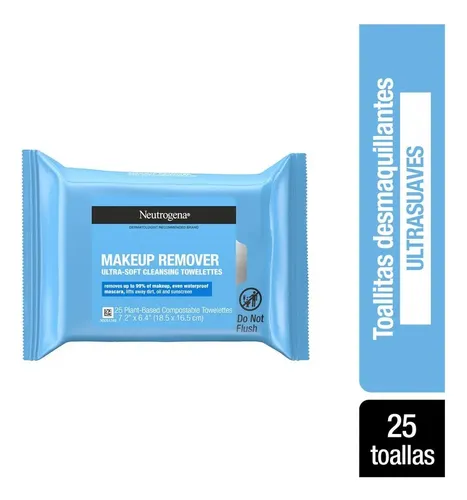 Toallitas Desmaquillantes Neutrogena Piel Sensible X 25 Un.