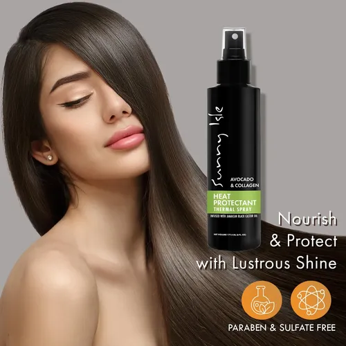 Spray Protector Térmico Para El Cabello Sunny Isle Con Palta