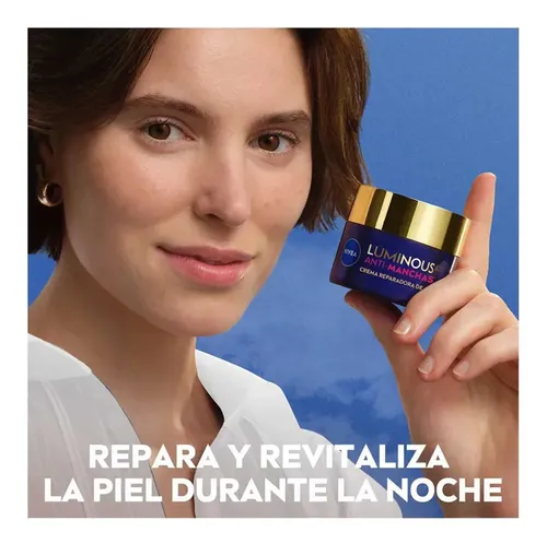 Crema Facial Antimanchas de noche NIVEA Luminous630 para todo tipo de piel x 50 ml