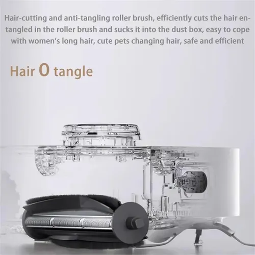 Cepillo De Rodillo Anti-enredos Para Corte De Cabello Dr.lzf Negro