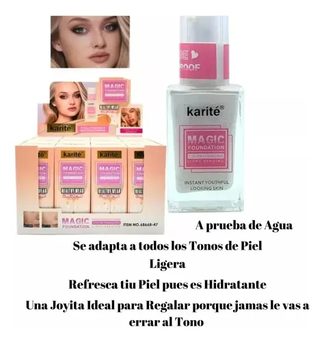 Base De Maquillaje Magica Cambia Color Contacto Con La Piel
