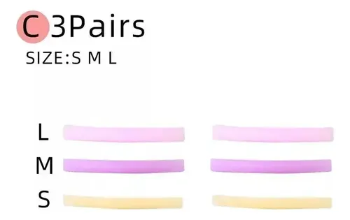 Kit De Bigudies 8 Pares Silicona Para Pestañas Calidad S M L