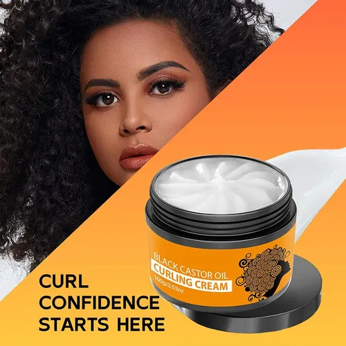Crema Definidora De Rizos Con Ácido Ricino Negro Hwm