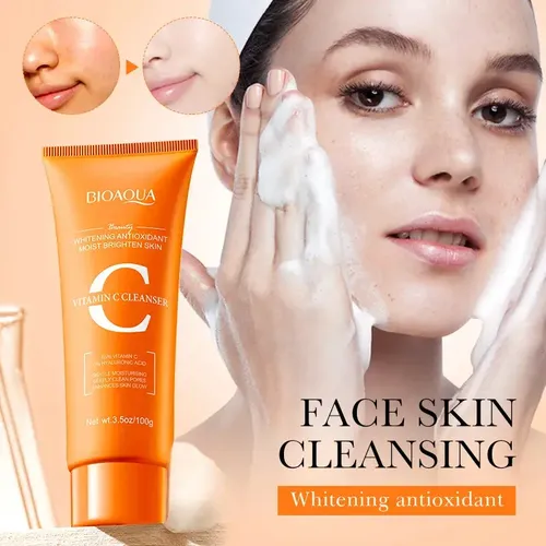 Jabon Facial Vitamina C Bioaqua Momento De Aplicación Día/noche Tipo De Piel Todo Tipo De Piel