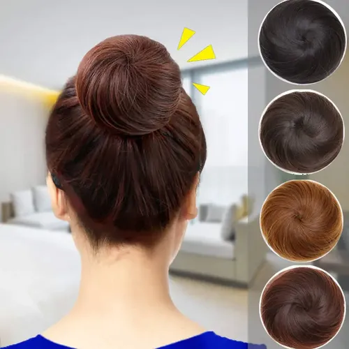Cordón Natural Negro – Moño Elegante Con Pinza