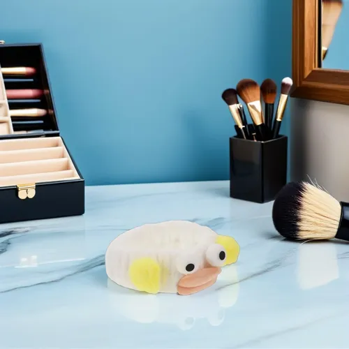 Cinta Para Lavar Rostro Con Diseño De Ojos, Suave Y