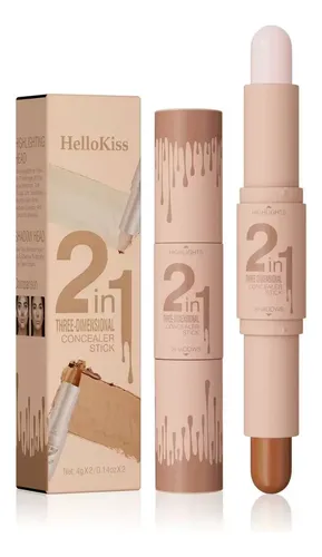 Corrector Iluminador 2 En 1 Stick Maquillaje Natural