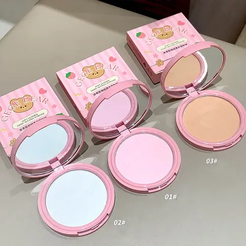 Polvo Compacto Fijador Sellador De Maquillaje Gege Bear