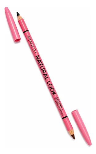 Lápiz Delineador Duo Cejas Y Ojos Pink21 Natural Look