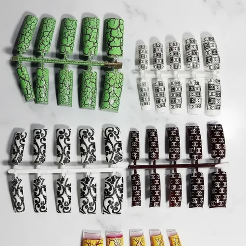 Tips Para Uñas Postizas Estampados Con Nail Art