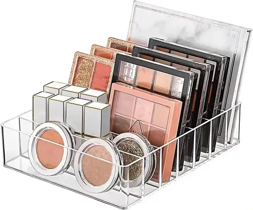 Organizador Acrílico De Maquillaje 7 Compartimentos